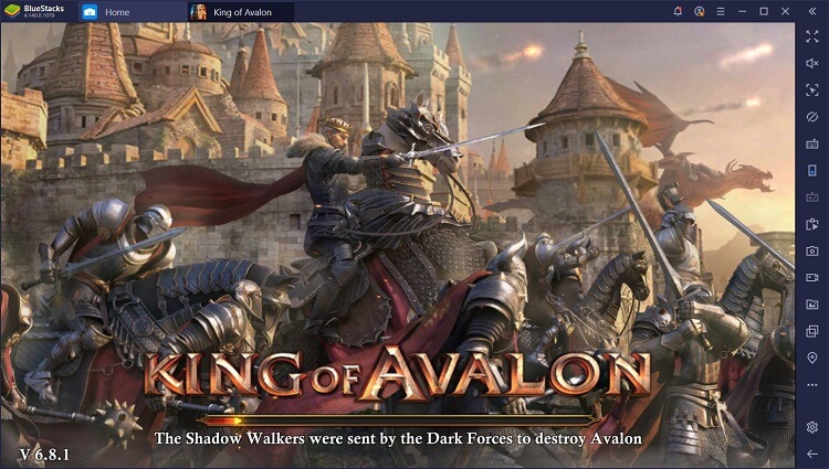 King of Avalon on PC with BlueStacks Macros